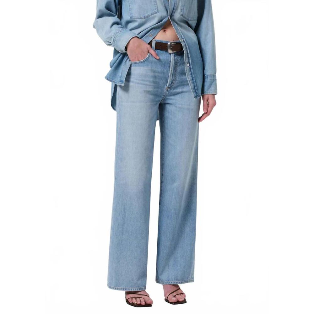 NEW CITIZENS OF HUMANITY annina wide leg trousers in tularosa - Picture 3 of 6